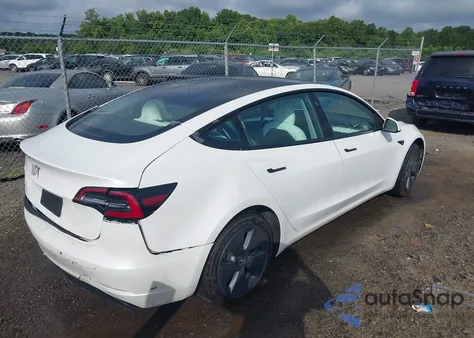 2021 Tesla Model 3 Standard Range Plus Rear-Wheel Drive из США, поврежденный, VIN 5YJ3E1EA2MF091480